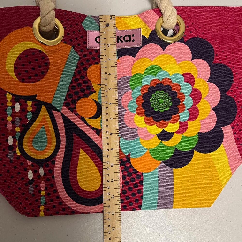 Amika Colorful Rope Tote Bag - Picture 6 of 14